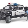 Veh Culos De Juguete Bruder | Coche Policia Ram 2500