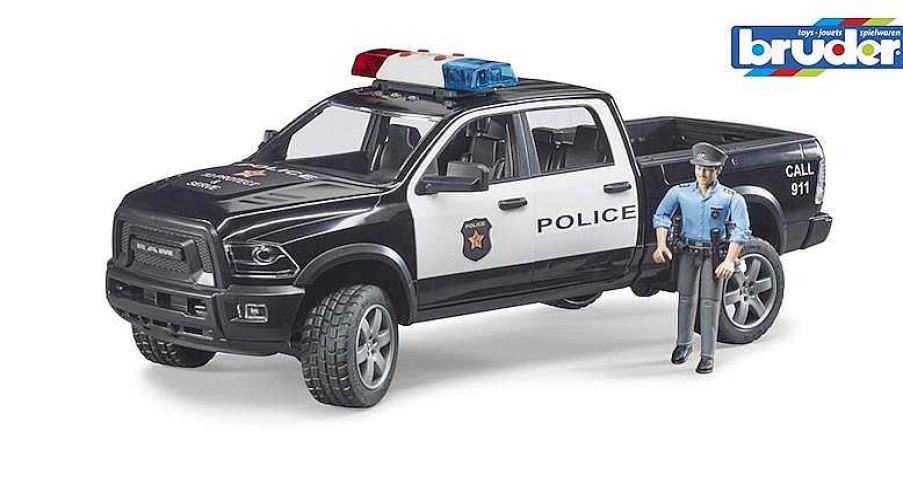 Veh Culos De Juguete Bruder | Coche Policia Ram 2500