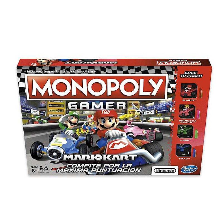 Juegos De Mesa Hasbro | Juego Monopoly Mario Kart