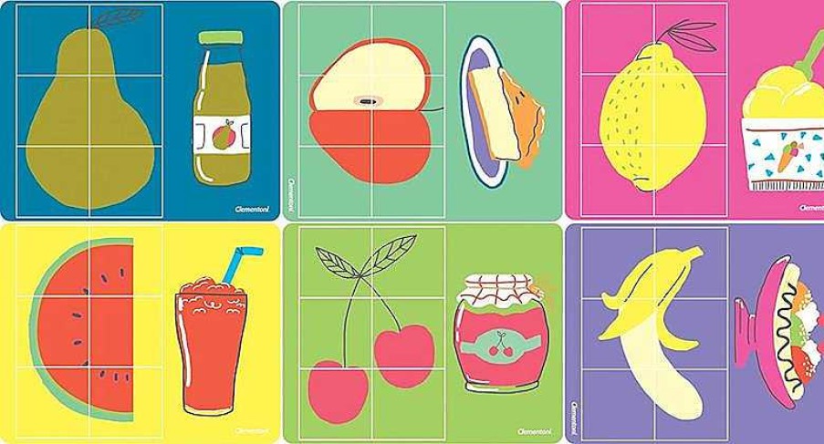 Puzzles Clementoni | Rompecabezas De Frutas En 6 Cubos De Clementoni