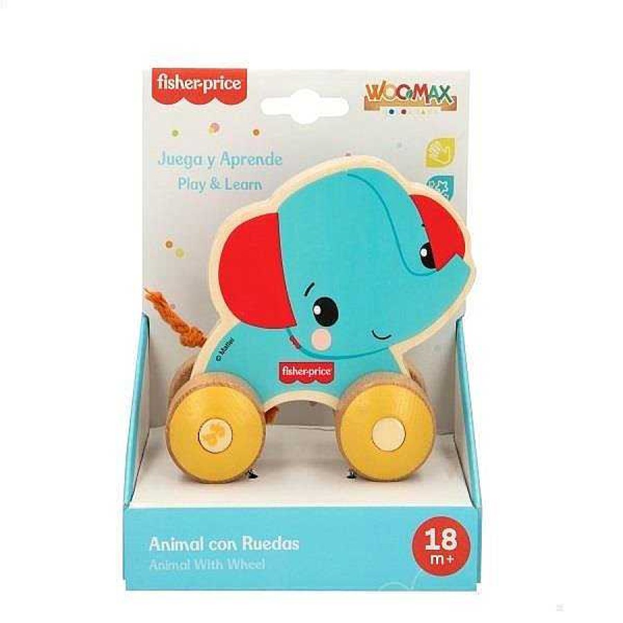 Juguetes Para Beb S Color Baby | Animales Madera Con Ruedas Fisher Price