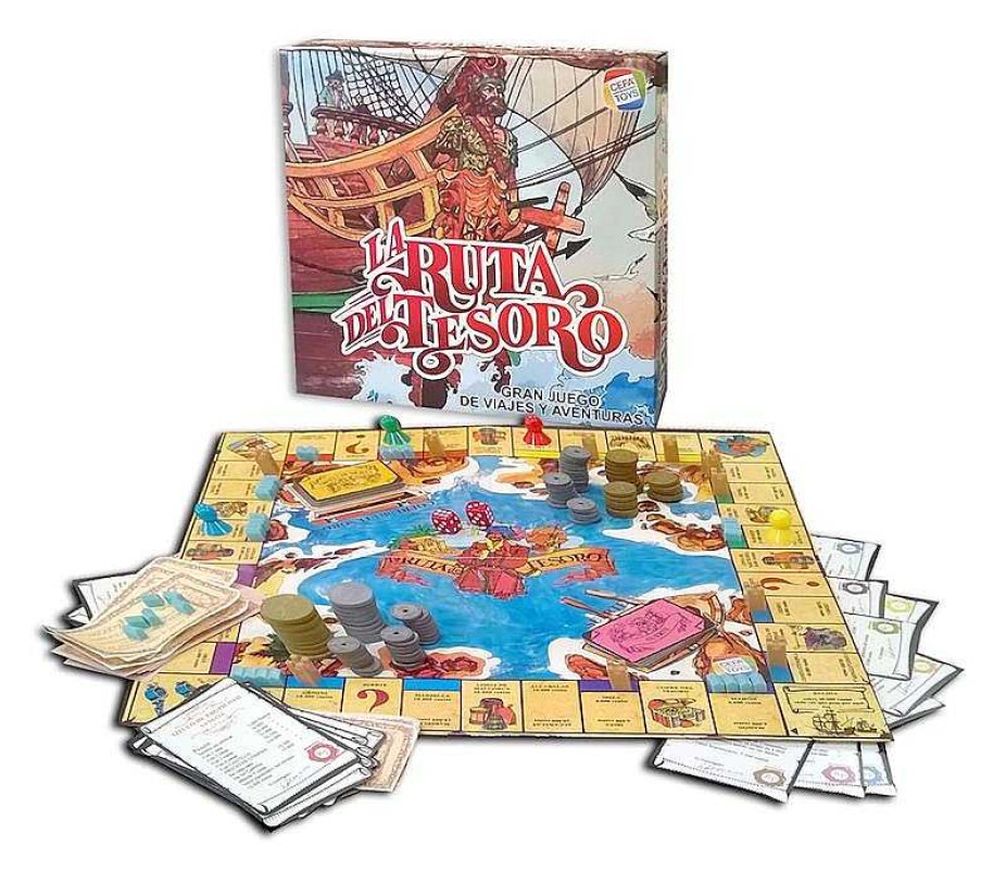 Juegos De Mesa Cefa | Juego De Mesa La Ruta Del Tesoro Cefa