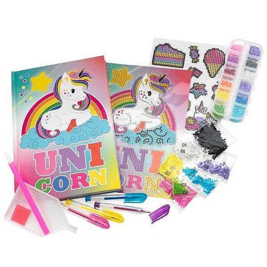 Juguetes Manualidades Infantiles Nice | Diario Unicornio Crystal Art Diamantiny