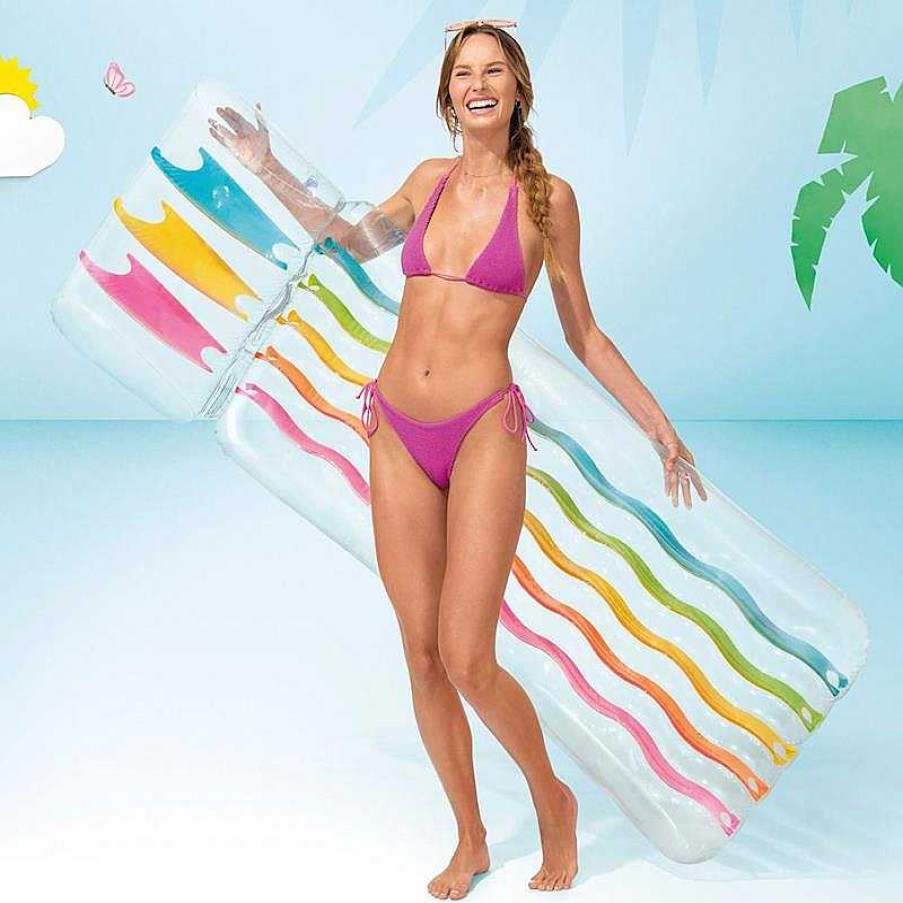 Juguetes Para Piscina Y Accesorios Intex | Hinchable Colchoneta Arcoiris