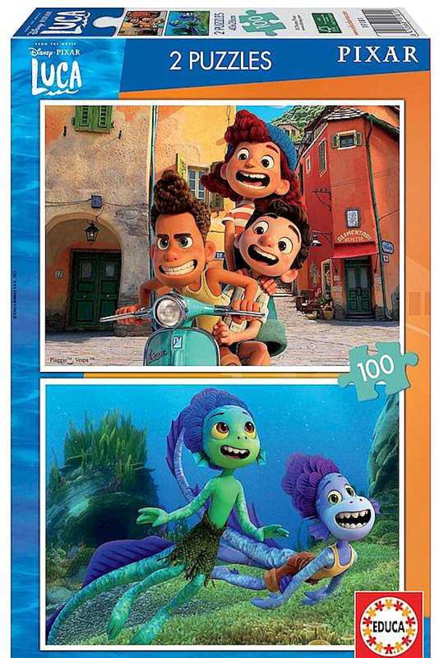 Puzzles Educa Borrás | Puzzle Luca Disney 2X100