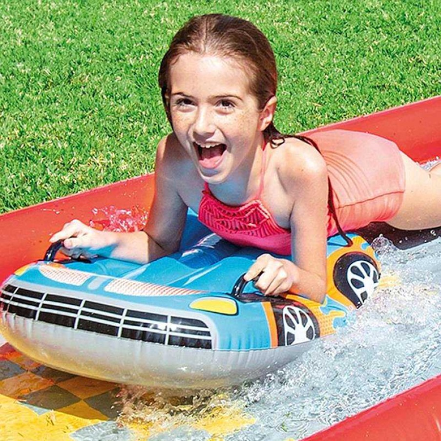 Juguetes Para Piscina Y Accesorios Intex | Pista Hinchable Deslizante Racing Fun