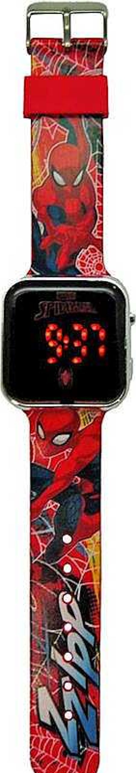 Juguetes Electr Nicos Kids Euroswan | Reloj Led Spiderman Kids Euroswan