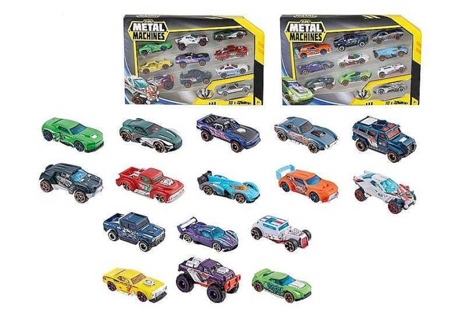 Veh Culos De Juguete Zuru | Coche Metal Machine Pack 10