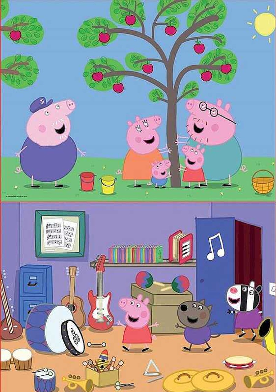 Puzzles Educa Borrás | 2 Puzzles De 48 Piezas De Peppa Pig De Educa