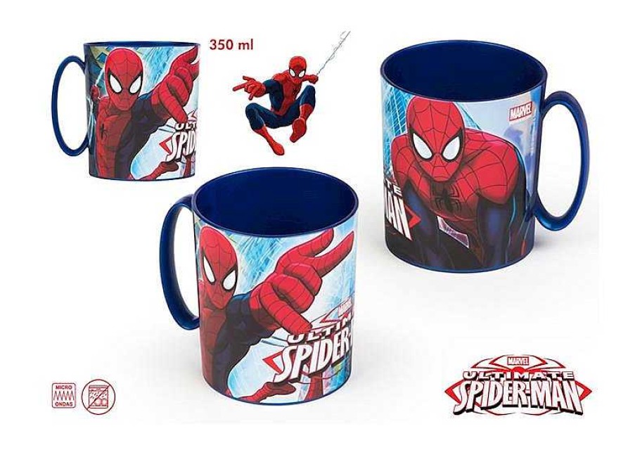 Juegos Del Hogar Color Baby | Taza Spiderman Microondas 350Ml