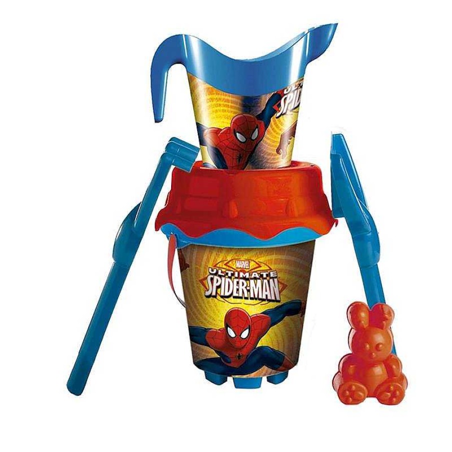 Juguetes Verano Unice | Cubo Playa Spiderman Con Accesorios