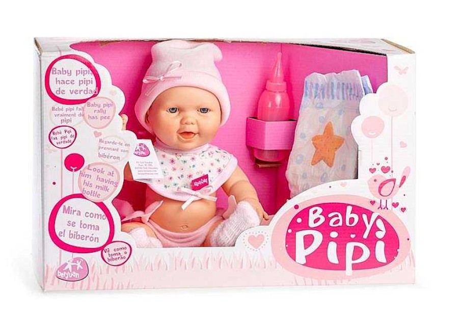 Mu Ecas Berjuan | Mu Eca Baby Pipi Con Traje Rosa Y Accesorios