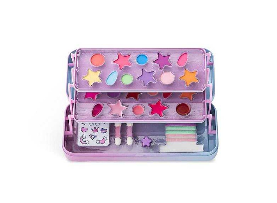 Juegos De Belleza Aquarius Cosmetic | Estuche Maquillaje 3 Pisos Martinelia Little Unicorn