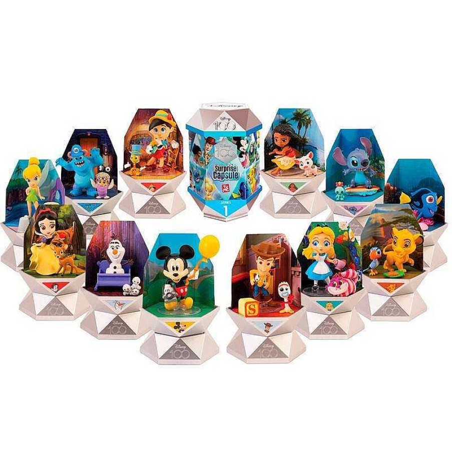 Figuras De Acci N Kids Euroswan | C Psula Disney 100 Aniversario Sorpresa Serie 1