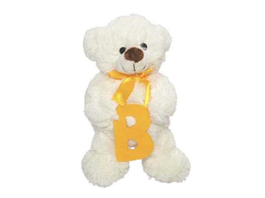 Peluches Beatriz | Peluche Osito Con Letra B 23 Cm Artesan As Beatriz