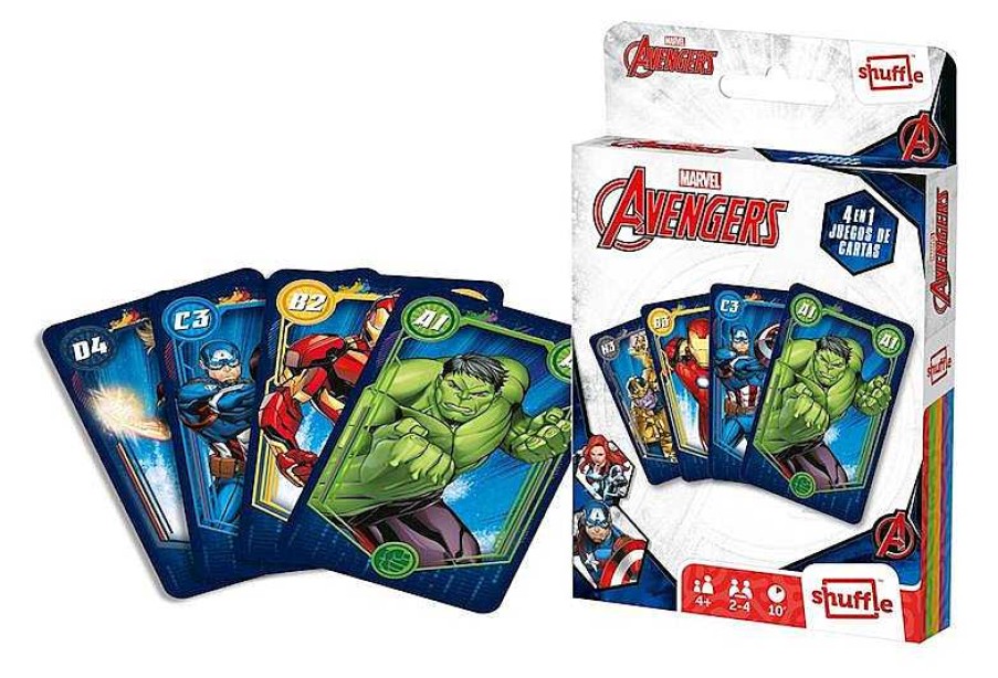 Juegos De Mesa Fournier | Baraja De Cartas Avengers Marvel