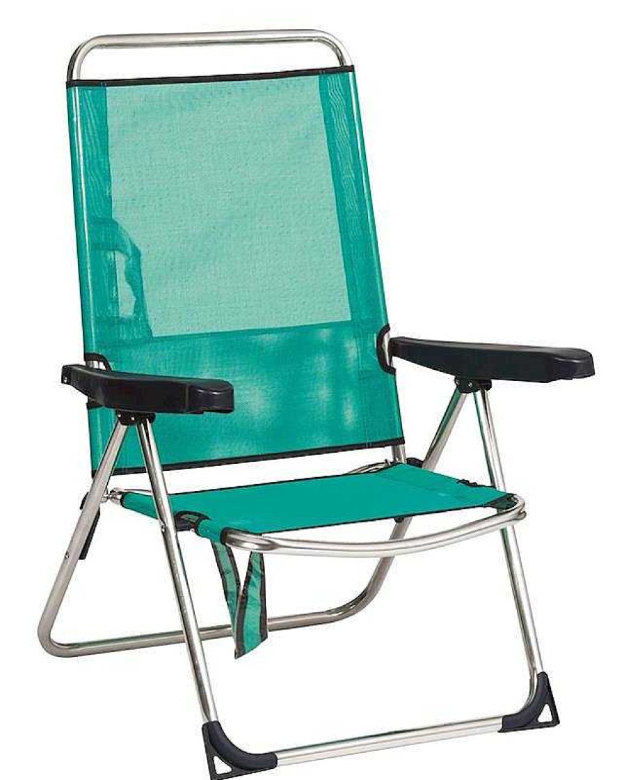 Juguetes Verano Alco | Silla Multiposici N Con Asas Azul Celeste Aluminio