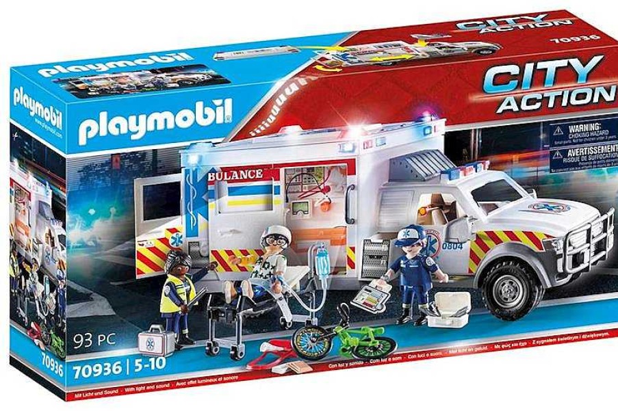 Playmobil Playmobil | Ambulacia Playmobil City Action Americana