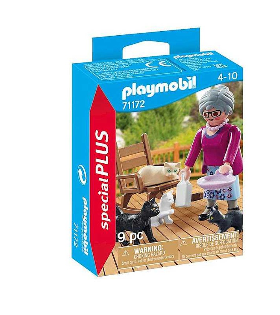 Playmobil Playmobil | Abuela Con Gatos Playmobil Special Plus