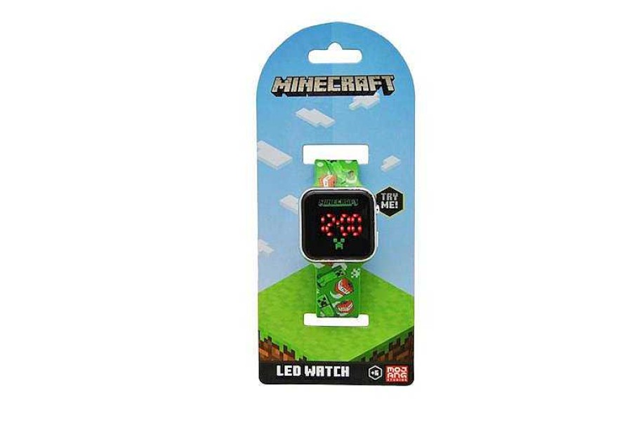 Juguetes Electr Nicos Kids Euroswan | Reloj Minecraft Led