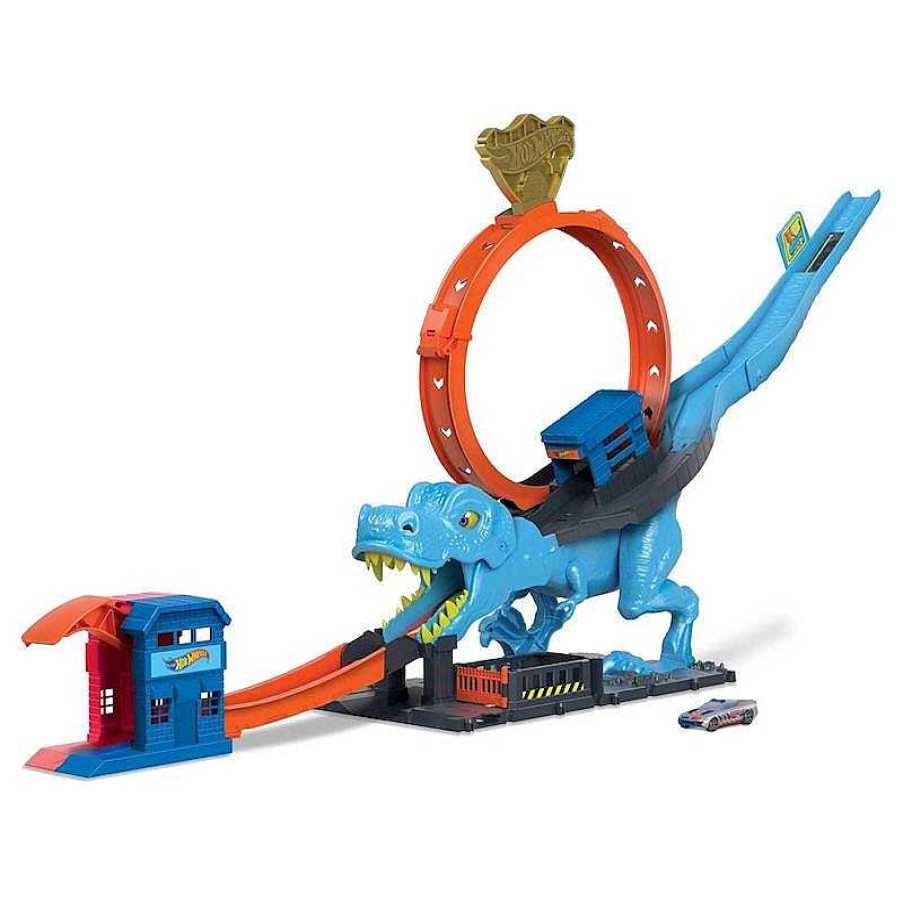 Veh Culos De Juguete Mattel | Pista Hot Wheels City Desaf O Del T-Rex