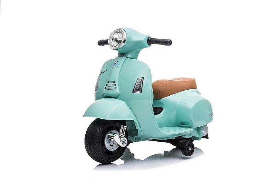 Coches El Ctricos Infantiles Ociotrends | Moto Mini Vespa Verde Oliva Bater A