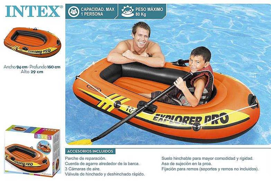 Juguetes Verano Intex | Intex Barca Explorer 100 Color Baby