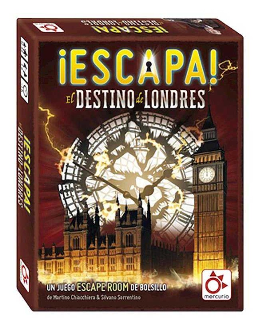 Juegos De Mesa Mercurio | Juego Escapa, Destino Londres