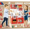 Juegos Del Hogar Molto | Cocina Madera De Juguete Roja