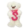 Peluches Beatriz | Peluche Osito Con Letra S 23 Cm Artesan As Beatriz