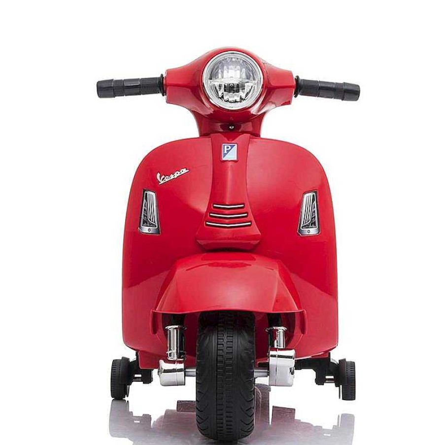 Coches El Ctricos Infantiles Ociotrends | Moto Mini Vespa Roja Bater A