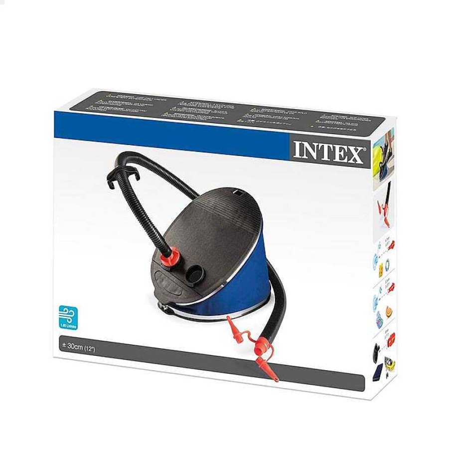 Juguetes Para Piscina Y Accesorios Intex | Hinchador Fuelle De Pie Intex