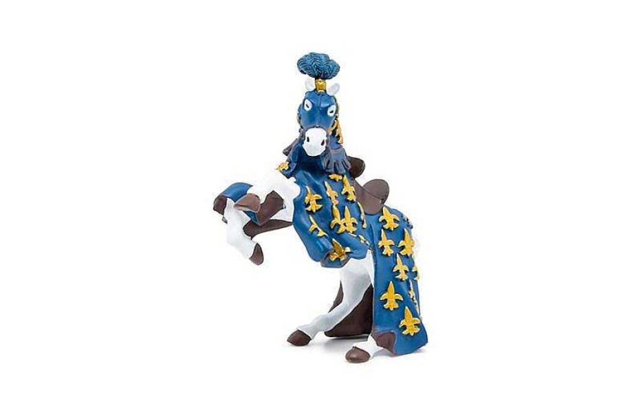 Figuras De Acci N Papo | Figura Caballo Principe Felipe Azul Papo