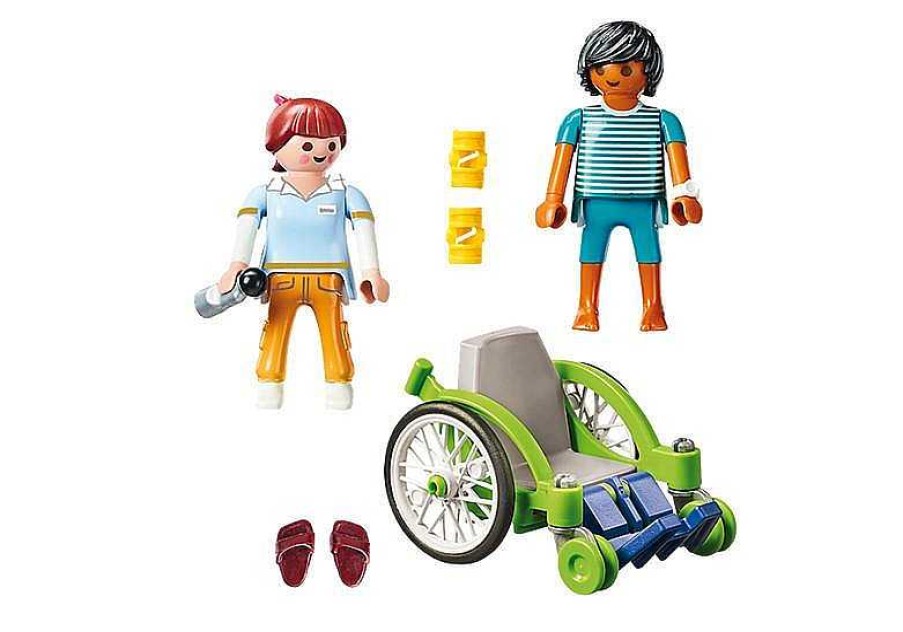 Playmobil Playmobil | Playmobil City Life Paciente En Silla De Ruedas