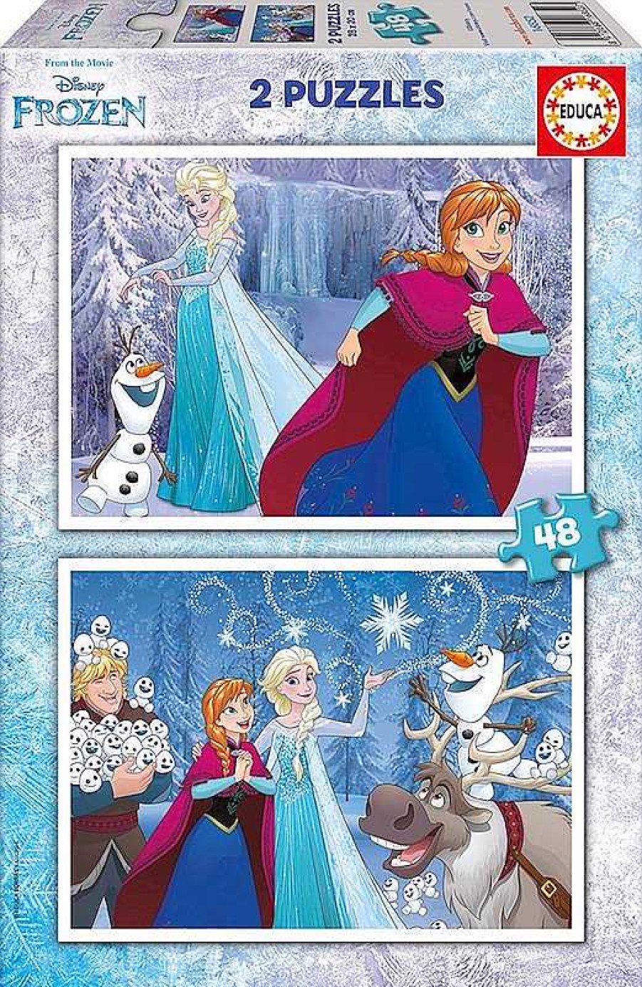 Puzzles Educa Borrás | Puzzle Frozen 2X48 Piezas