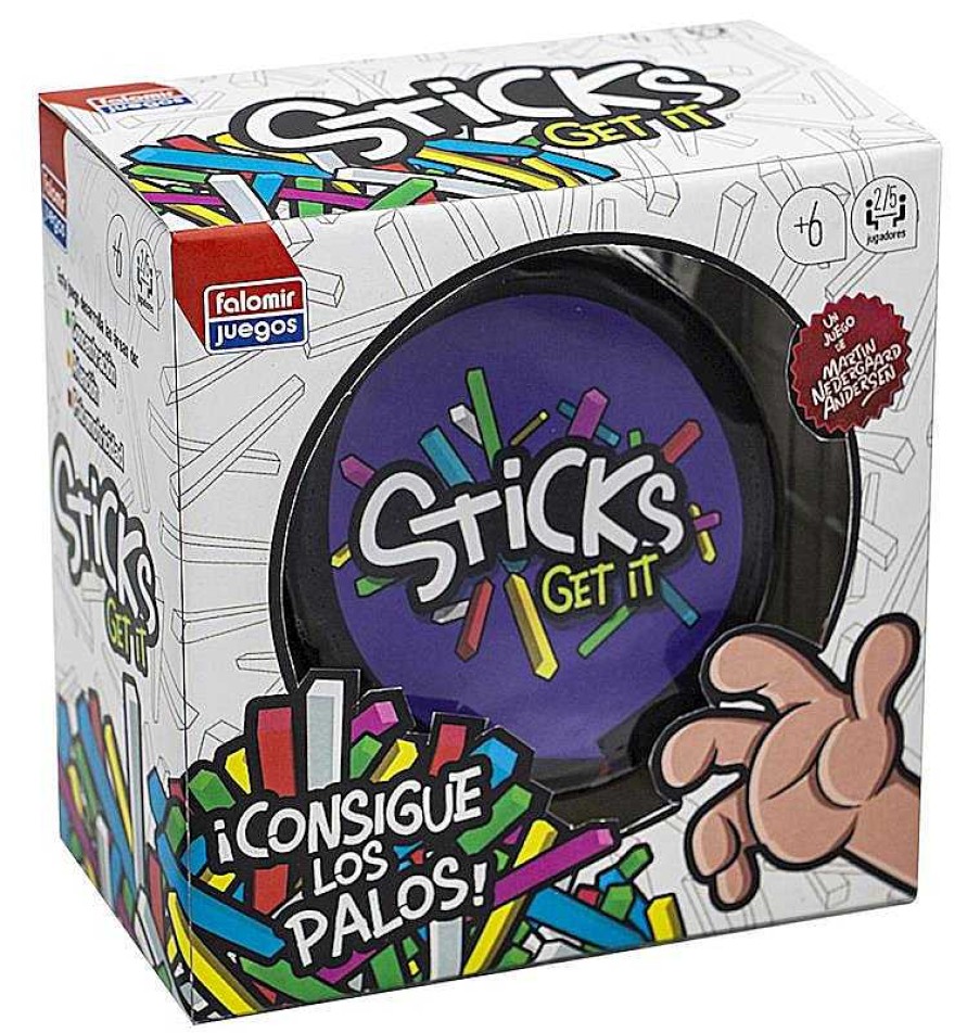 Juegos De Mesa Falomir | Juego Sticks Get It El Que Consigue M S Cartas Gana!