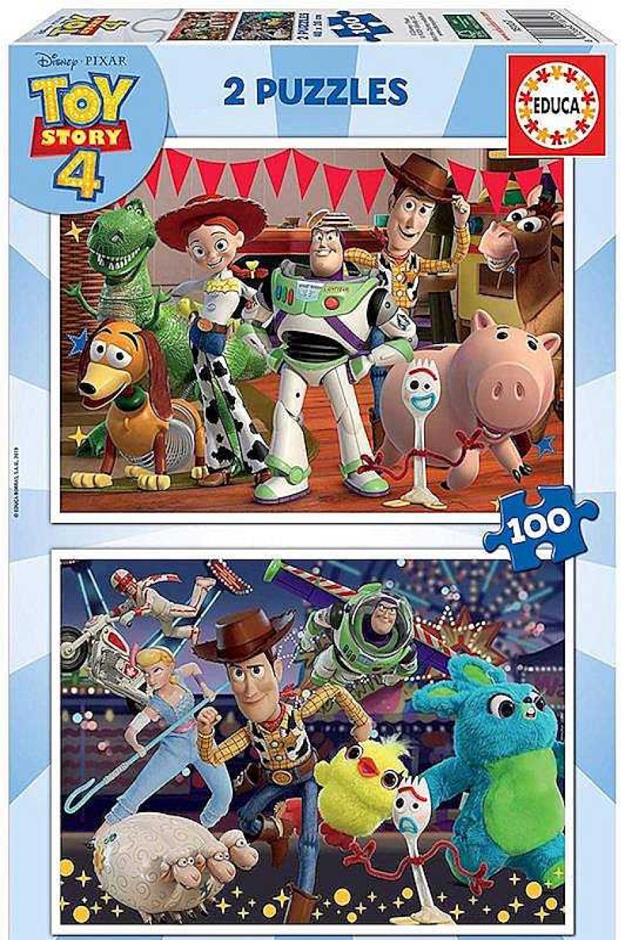 Puzzles Educa Borrás | Puzzles 100 Piezas Toy Story 4 Educa