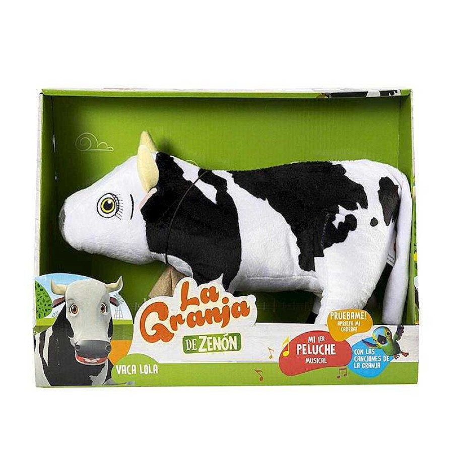 Peluches Bandai | La Vaca Lola Granja De Zen N Peluche Musical Bandai