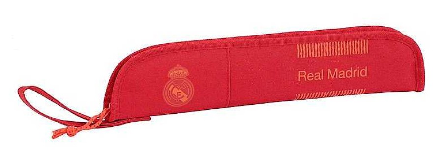 Material Escolar Safta | Portaflautas Real Madrid Safta Rojo