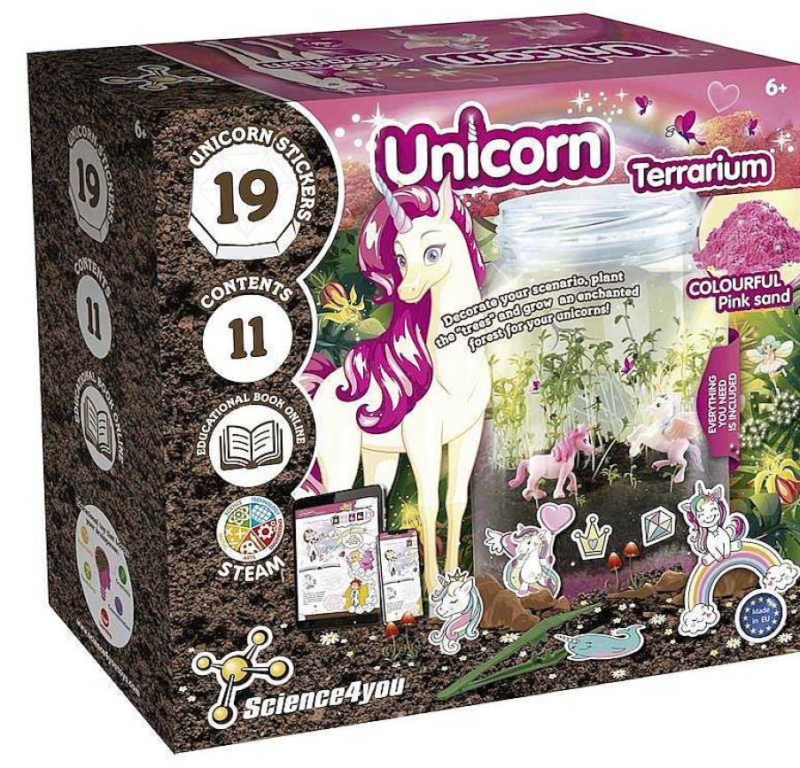 Juguetes Manualidades Infantiles Science 4 You | Unicornios Juego Terrarium