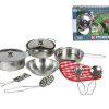 Juegos Del Hogar JugaToys | Set Menaje Cocina Juguete De Metal