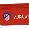 Material Escolar Safta | Estuche Atletico De Madrid Doble Safta