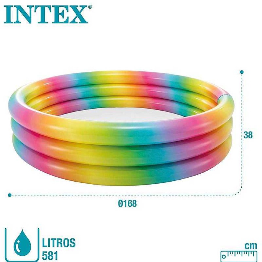 Juguetes Para Piscina Y Accesorios Intex | Piscina Hinchable Arco Iris