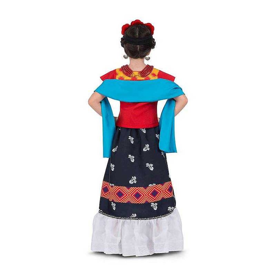 Disfraces Viving Costumes | Disfraz Frida Kahlo Ni A Talla 10-12 A Os