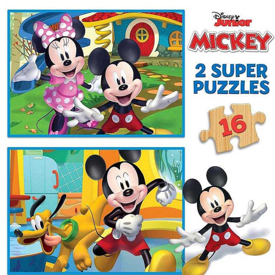 Puzzles Educa Borrás | Puzzle Mickey & Minnie 2X20