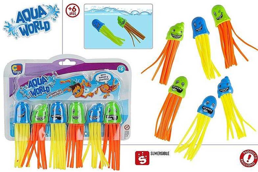 Juguetes Deportivos Color Baby | Juego Pesca Pulpos Piscina Color Baby