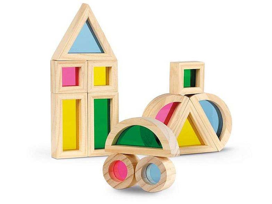 Puzzles Cayro | Bloques Madera De Colores Montessori