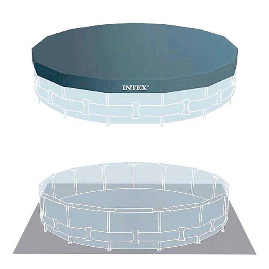 Juguetes Para Piscina Y Accesorios Intex | Piscina Prism Frame Con Depuradora Y Escalera