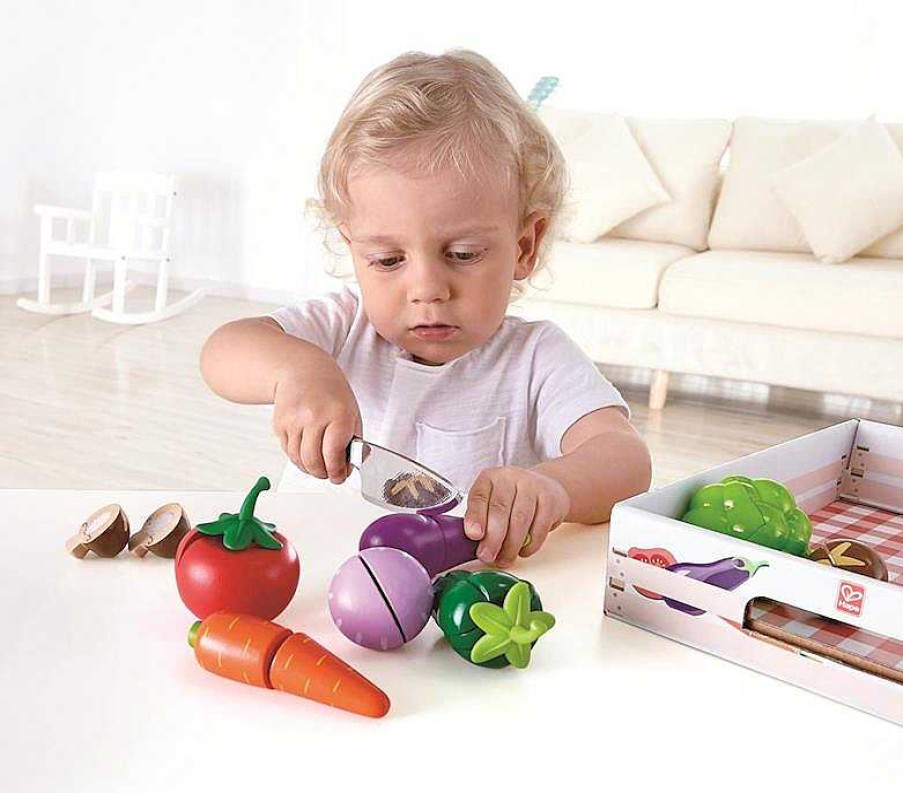 Juegos Del Hogar Hape | Set De Verduras De Madera Hape