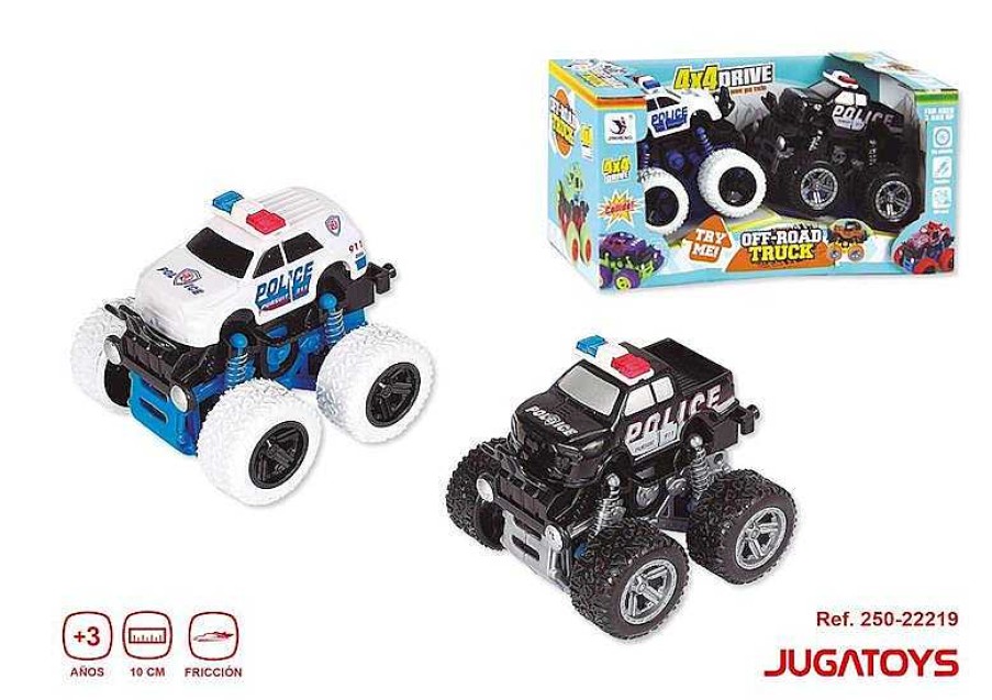 Veh Culos De Juguete JugaToys | Set 2 Coches Polic A Fricci N